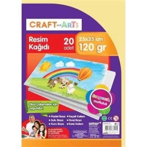 3E Grup - Umur 25x35 100-120 Gr Resim Kağıdı 100lü 2095