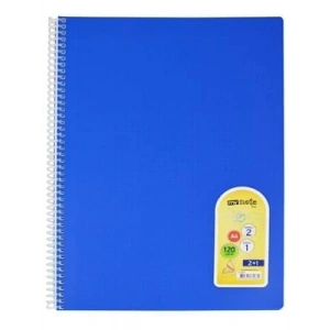 3E Grup - Umur Mynote 120yp 2+1 Bölmeli Pp Kap.spir Defter Uc390008