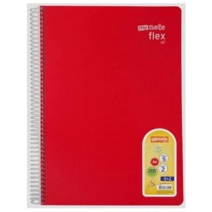 3E Grup - Umur Mynote A4 200yp 5+2 Böl.pp Kap.spir.defter 39009