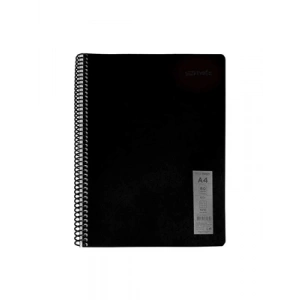 3E Grup - Umur Mynote Flex Black A4 Pp Kapak Spiralli Defter Çizgili 100 Yp Myn-fb-a4-100ç