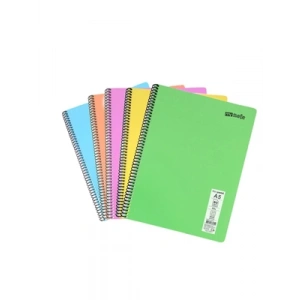 3E Grup - Umur Mynote Flex Pastel A5 Pp Kapak Spiralli Defter Kareli 100 Yp Mfxpa-a5100-k