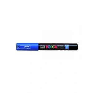 3E Grup - Uni Posca 0.7 Su Bazlı Poster Markörü Blue Pc-1m