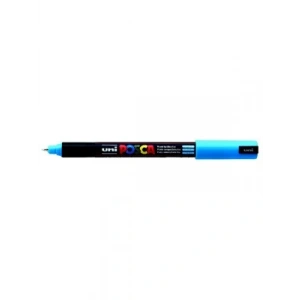 3E Grup - Uni Posca 0.7 Su Bazlı Poster Markörü Lıght Blue Pc-1mr