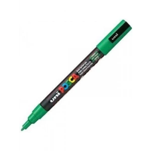3E Grup - Uni Posca 0.9-1.3 Su Bazlı Poster Markörü Green Pc-3m