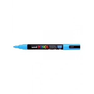 3E Grup - Uni Posca 0.9-1.3 Su Bazlı Poster Markörü Sky Blue Pc-3m