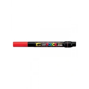 3E Grup - Uni Posca Su Bazlı Poster Markörü Red Pcf-350