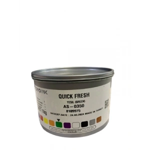 3E Grup - Unıversal 1 Kg Matbaa Mürekkebi Yeşil