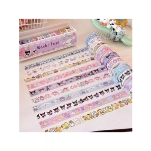 3E Grup - Universal 15mmx1mt Desenli Bant 10lu Sz-151