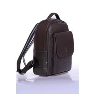 3E Grup - U.s. Polo Assn. Deri Sırt Çantası Kahverengi Plçan21566