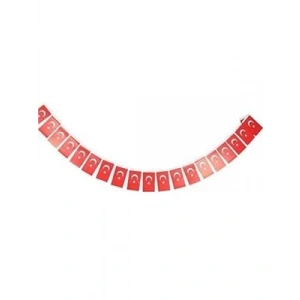 3E Grup - Vatan Kağıt İpli Büyük Boy Bayrak 40 Lı 809