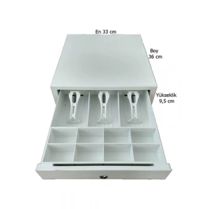 3E Grup - Vera 3 Banknot Gözlü Orta Boy Manuel Para Çekmecesi