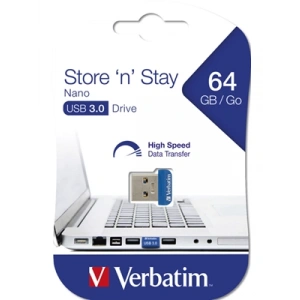 3E Grup - Verbatim 98711 Store N Stay Nano 64gb 3.2 Usb Flash Bellek