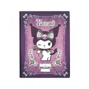 3E Grup - Victorias Journals 13x18 Kuromi Smyth Flexy Vegan Deri Kap.çizgili Defter 80yp 525-1943