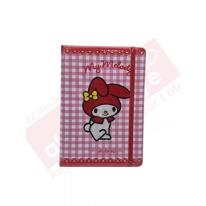3E Grup - Victorias Journals A5 My Melody Vegan Deri Lastikli Nakışlı Günlük 192 Sayfa 525-2094