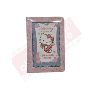 3E Grup - Victorias Journals A6 Hello Kitty Sert Kapaklı Aynalı Günlük 192 Sayfa 525-2086