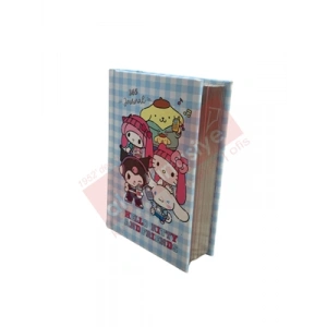 3E Grup - Victorias Journals A7 Hello Kitty And Friends Çizgili Günlük 368 Sayfa 525-1991