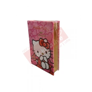 3E Grup - Victorias Journals A7 Hello Kitty Çizgili Günlük 368 Sayfa 525-1989