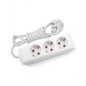 3E Grup - Viko 90113305 3lü 5 Metre Topraklı Grup Priz