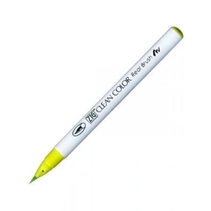 3E Grup - Zig 6000at Clean Color Real Brush Callıgraphy Kalemi 053 Yellow Green