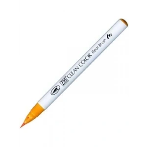 3E Grup - Zig 6000at Clean Color Real Brush Callıgraphy Kalemi 0552 Brıght Yellow