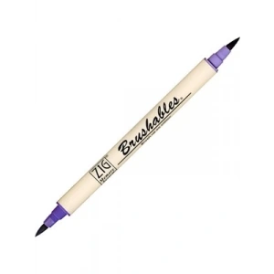 3E Grup - Zig Ms-7700 Brushables Çift Uçlu Grafik (boyama)kalemi 080 Pure Vıolet