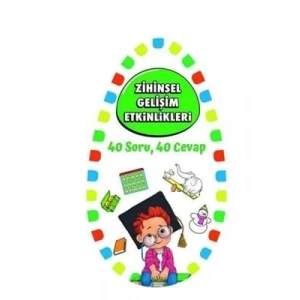 3E Grup - Zihinsel Gelişim Etkinlikleri - 40 Soru 40 Cevap - Martı Çocuk Yayınları