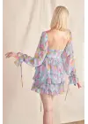 Delight Ruffled Chiffon Dress