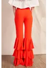 Fiesta Ruffled High Waist Pants