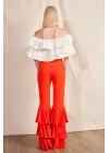 Fiesta Ruffled High Waist Pants