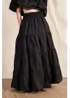 Midnight Taffeta Skirt