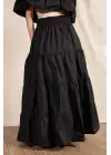 Midnight Taffeta Skirt
