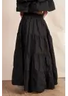 Midnight Taffeta Skirt