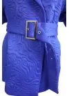 Saphira Blue Belted Jacket