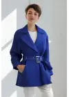 Saphira Blue Belted Jacket