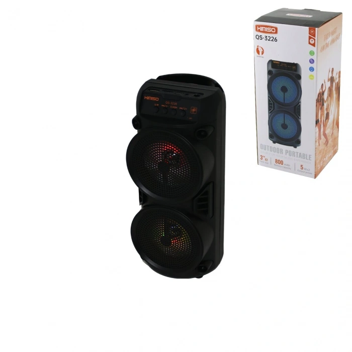 3X2 İNÇ SPEAKER HOPARLÖR BLUETOOTH WIRELESS SPEAKER USB SARJLI - BLUETOOHT 5WX2 PL-4665 (5250)
