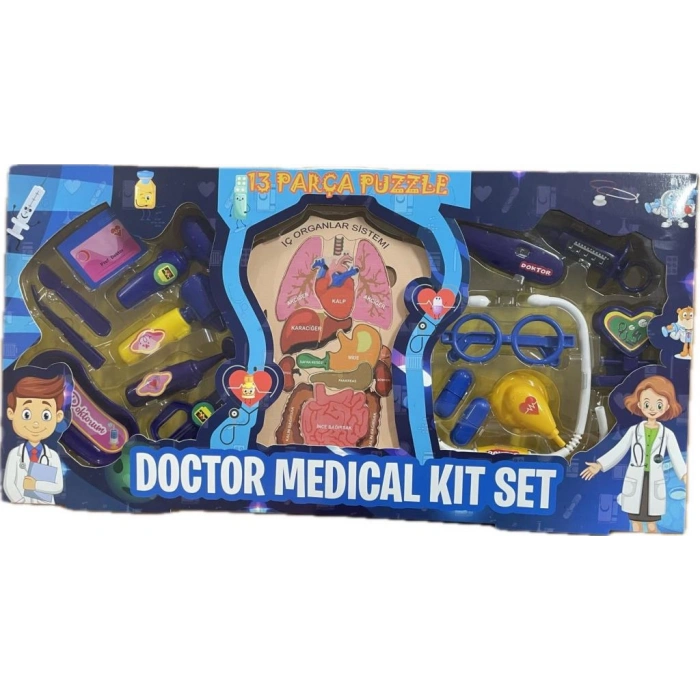 5011 - 13 PARÇA PUZZLE DOKTOR SETİ