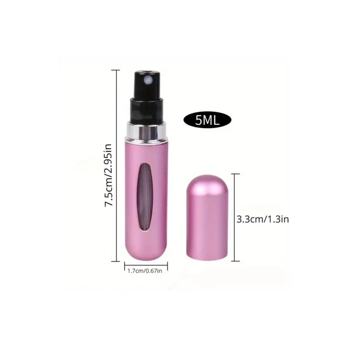 10 Adet Doldurulabilir 5 ml Cep Parfüm Şişesi