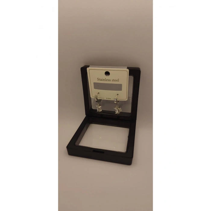 Stanless Stell Paslanmaz Çelik Küpe – Kalp Detaylı - Şık Kutu Hediyeli