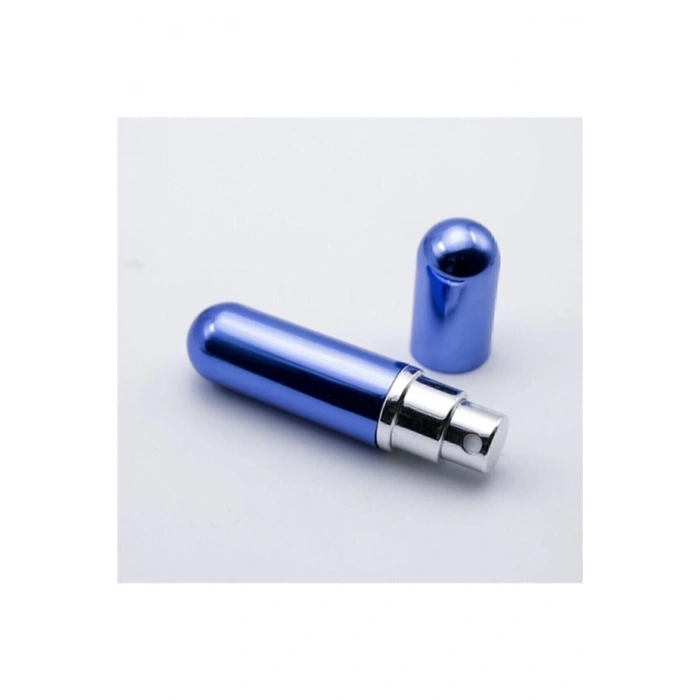 Mini Doldurulabilir Parfüm Şişesi Cep Parfüm Şişesi Seyahat Boy Mavi