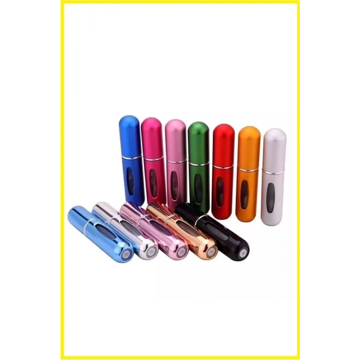 2adet Parfüm Şişesinden Dolabilir Yedek Cep Parfüm Şişesi, Seyahat Tipi Mini Sprey Şişe