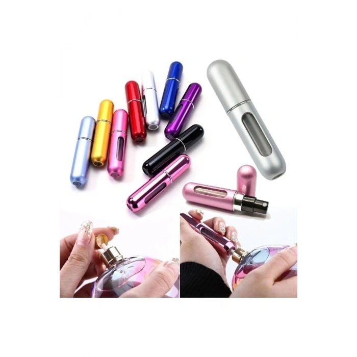 Doldurulabilir Mini Parfüm Şişesi Çanta Cep Mini Parfüm Doldurulabilen Fısfıslı Şişe