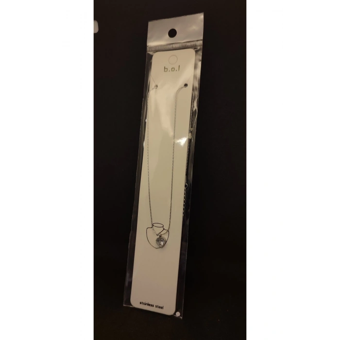 Diyar-I Fırsat Taşlı Kalp Desenli Kolye