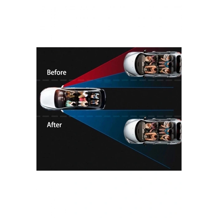 Ayarlanabilir Kör Nokta Aynası Siyah 2 Adet