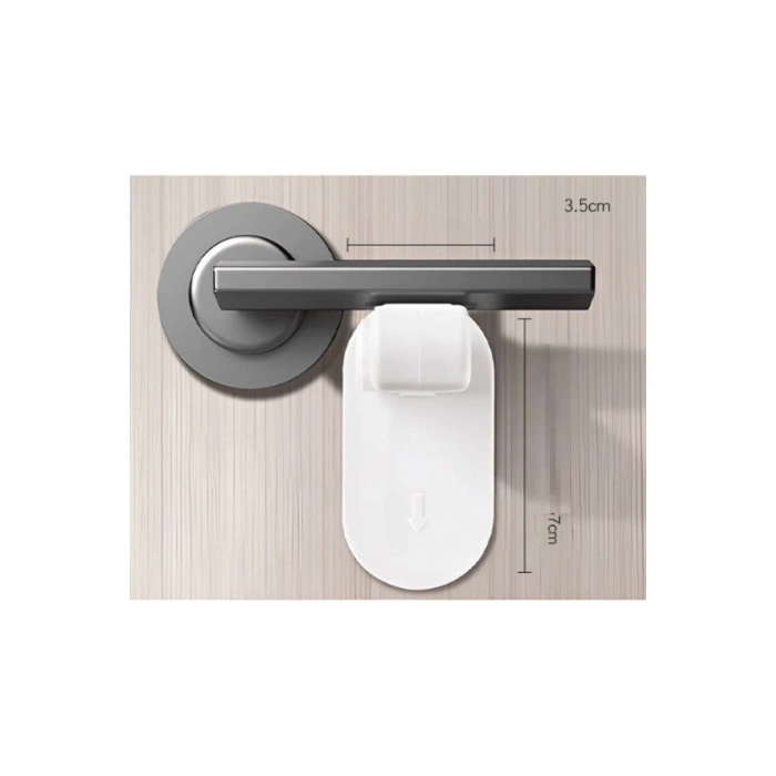 2 ADET Pratik Çocuk Koruyucu Kapı Kolu Kilidi