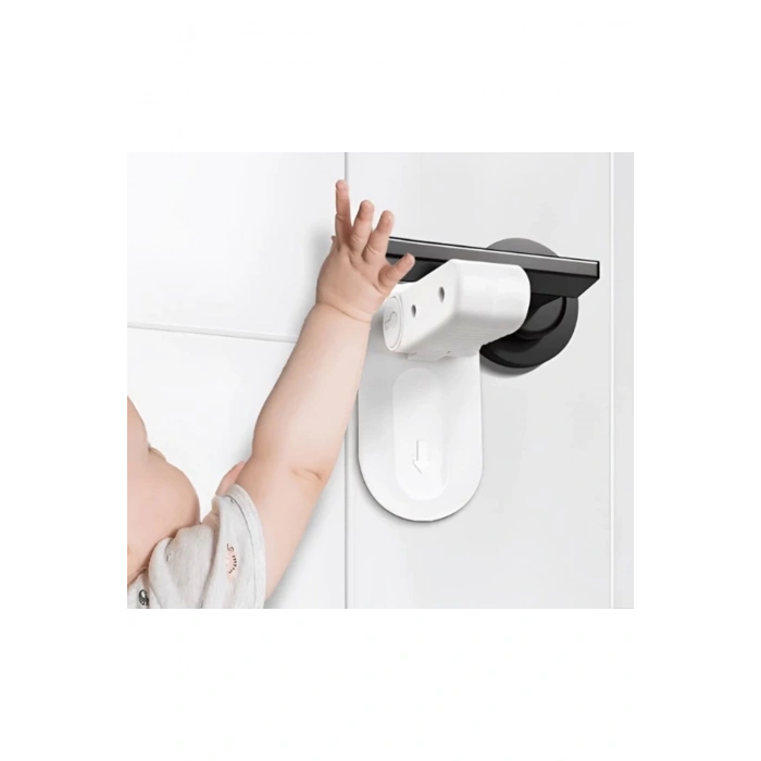 2 ADET Pratik Çocuk Koruyucu Kapı Kolu Kilidi