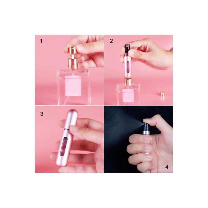 Mini Boy Doldurulabilir Parfüm Şişesi Asorti Renk 1 Adet