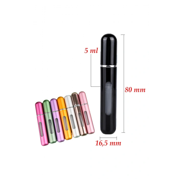 Mini Boy Doldurulabilir Parfüm Şişesi Asorti Renk 1 Adet