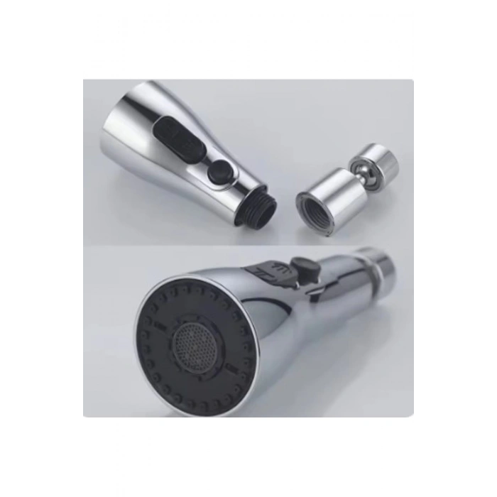 3 Fonksiyonlu Metalik Musluk Başlığı