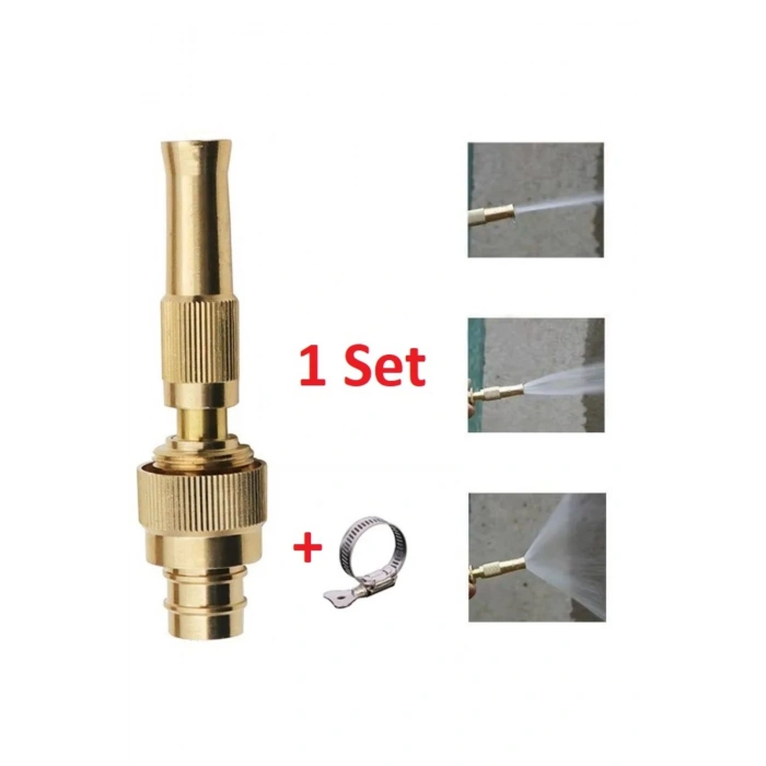 Ayarlanabilir Basınçlı Hortum Başlığı Gold