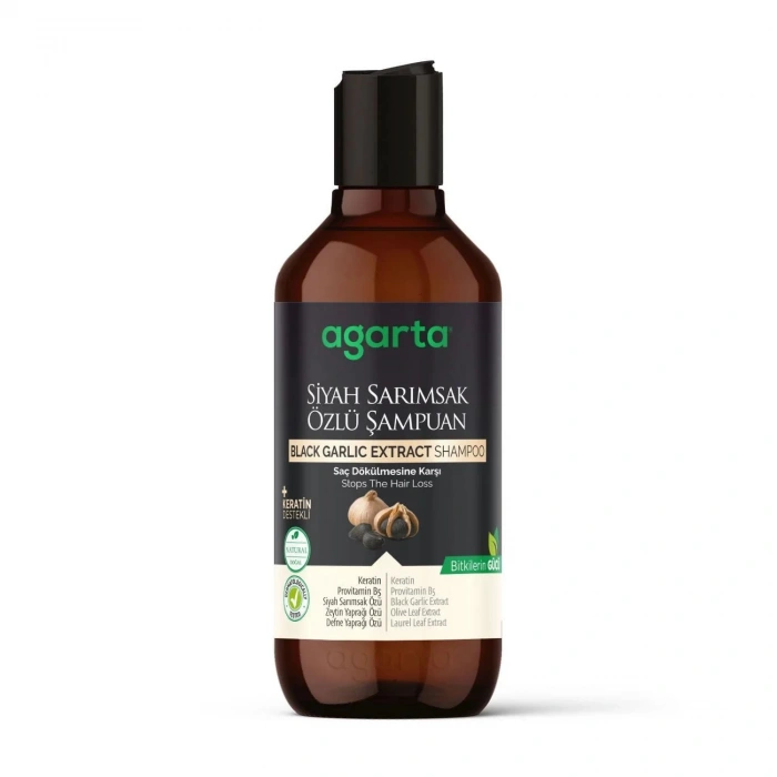 Agarta Siyah Sarımsak Özlü Şampuan 400ml
